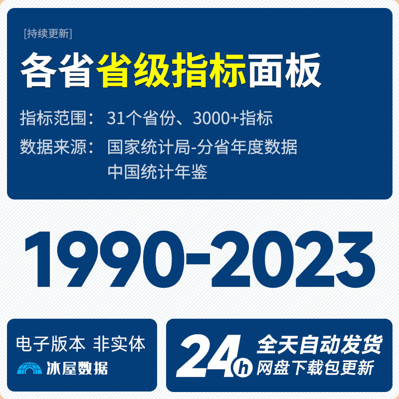 N1119-【更新2023】-全国各省面板数据库1990-2022年_预览图